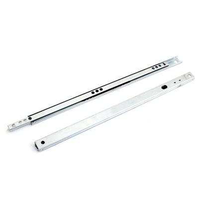 Uxcell Drawer Slides, Full Extension, Ball Bearing, Bidirectional Sliding, Track Rail, 31cm X 17mm, 25kg Capacity, 1 Pair