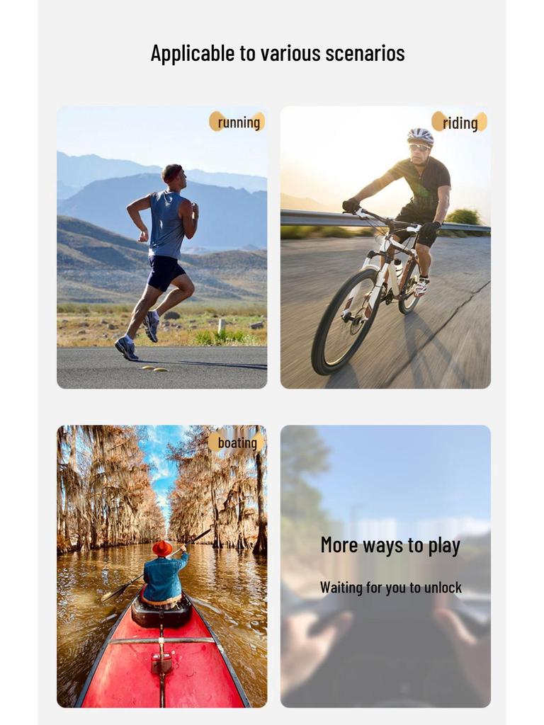 YouriGe 8-Hour Sports Camera Magnetic Chest & Neck Mount for Action 3/4/5