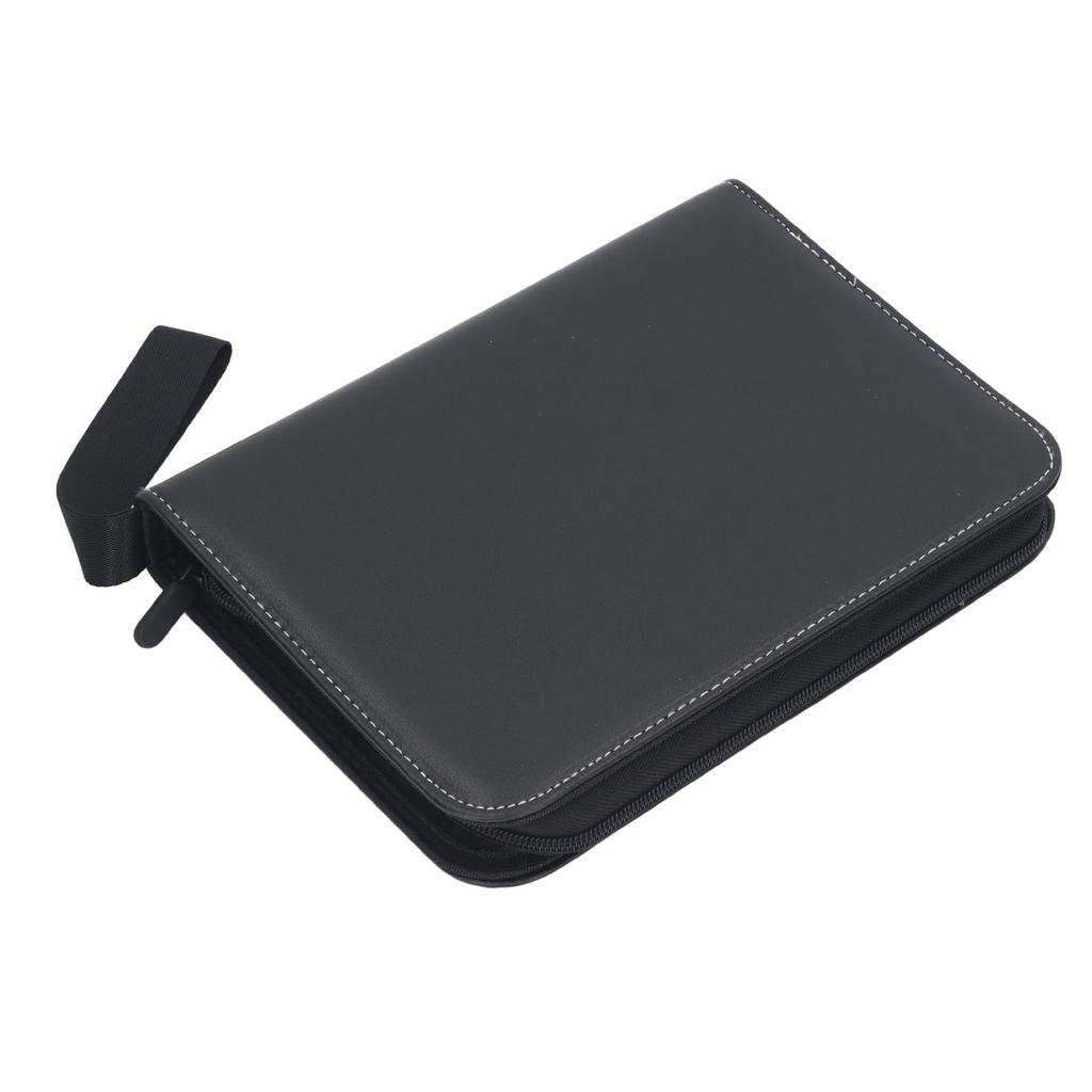 Sammelkartenordner 4 Fächer 50 Klarsichthüllen Reißverschluss verhindert Knicken Sammelkartenalbum