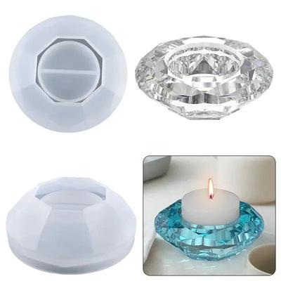 2025 New Candlestick Epoxy Resin Mold Candle Holder Silicone Molds Jewelry Making DIY Handmade Crafts Home Decor