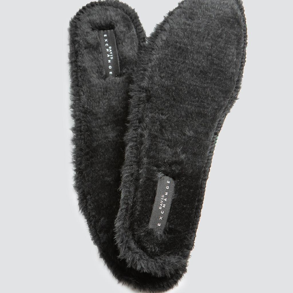 Handmade Men’s Winter Sneakers – Black Leather Upper, Wool Lining & Insole, TPU Sole – Warm Casual Shoes