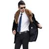 New special men's imitation fur coat mink fur coat men's medium and long whole mink fur men's top