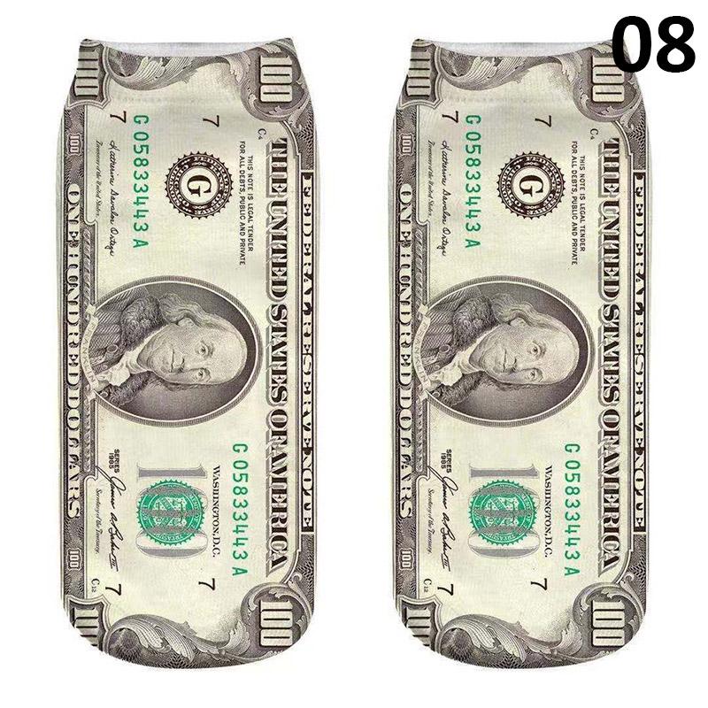 Uformelle flip-flops mønster tøfler sandaler korte sokker mannskap strømper lave ankelsokker