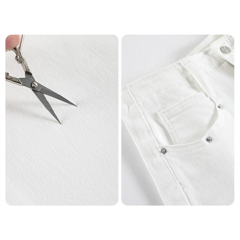 2026 New High-Waisted Wide-Leg Flared Jeans for Women, Loose Fit, Draped, Floor-Length Pants