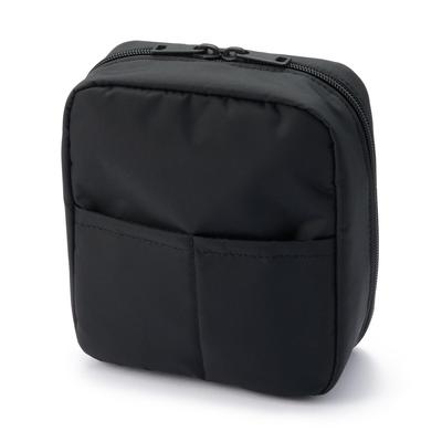 MUJI Nylon Maquilhagem 16 x 14 x 6 83458270 Bolsa, Preto, Aprox.. cm,