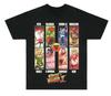 Street Fighter Retro Arcade Game Graphic Tee Vintage Ryu Fighting Character Print Tagfree Cotton Short Sleeve Shirt For Gamers