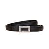 Women'S Leather Belt Rhinestone Inlaid Premium Jeans Pants Belt Square Buckle Cowhide Belt Women'S