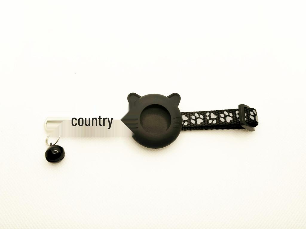Reflective Airtag Cat Collar with Anti-Lost Bell Tracker