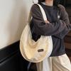 Casual Large-capacity Bag Female Student Class Commute Shoulder Armpit Bag Niche Versatile Messenger Dumpling Bag