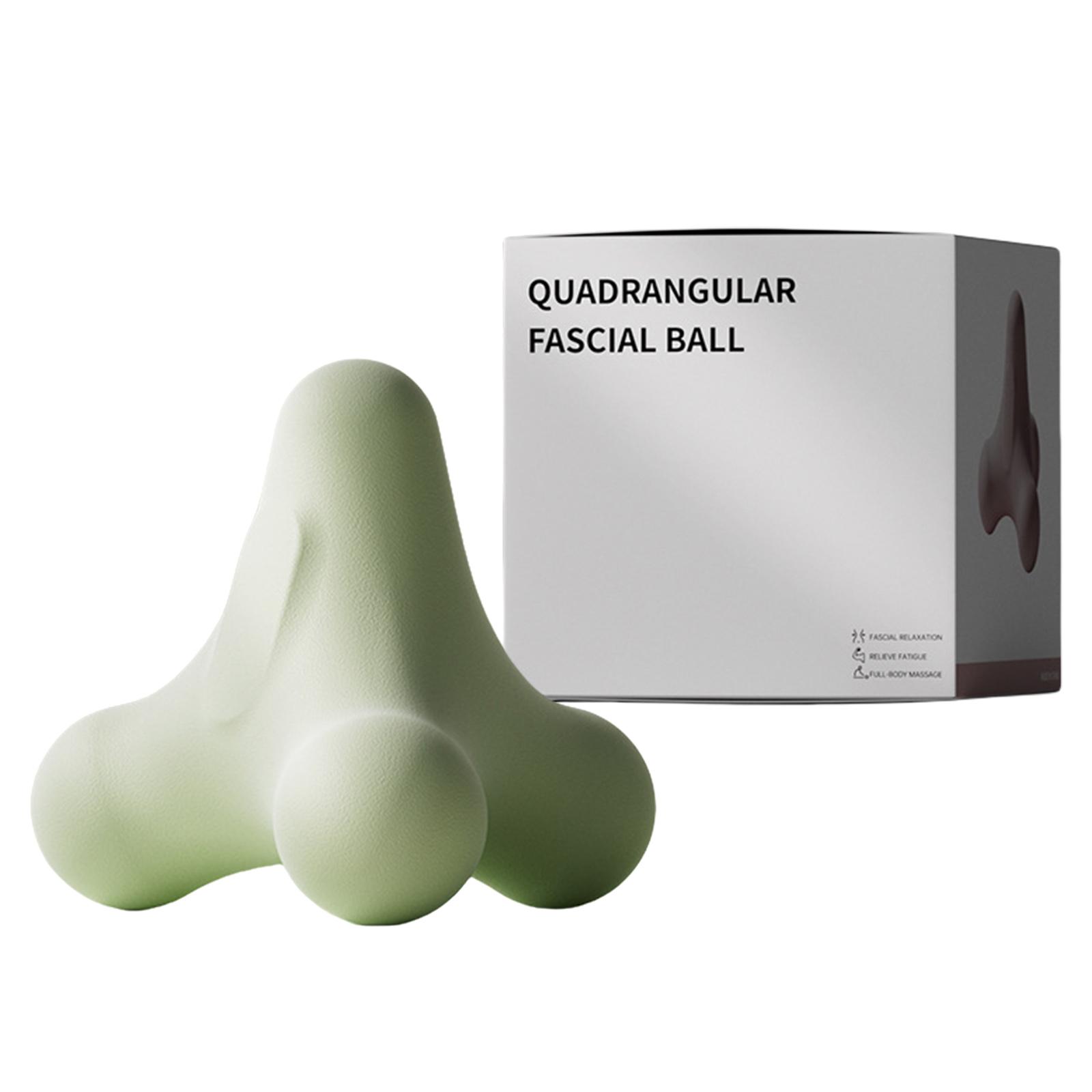

Четырехугольный мяч для фасции, массаж подошвенного мяча, плеч, шеи, талии, мышц рук, расслабление, меридиан, фитнес-мяч зелёный
