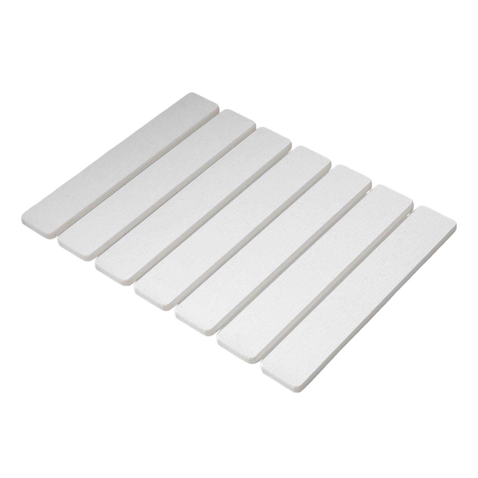 

New Foldable Stone Dish Drying Mat Diatomite Tableware Pads Non-slip Reusable Dish Drainer Mat Kitchen Accessories 40x30 cm білий