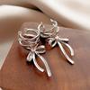 New Design Vintage Light Luxury Exquisite Bow Ear Cuff for Women Fashion Cute Non-Piercing Ear Clips Earrings Jewelry Party Gift