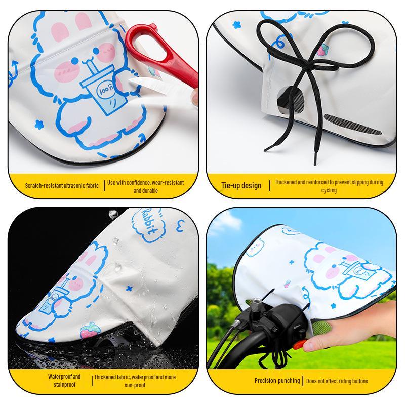 Summer 2025 UV Protection Windproof Electric Vehicle Gloves: Lightweight, Breathable, Waterproof Hand Protector.