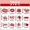 Cake Valentines Day Toppers With Paper Flags For Festive Dessert Presentation