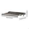 Mounted Drying Rack, Shower Shelves with Hooks, Bath Towel Rack for Home Bathroom,