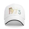 Vintage  Th Birthday Gift Aged  Years Old  Outfit Unisex Women Baseball Cap  Trucker Hat Retro Daily Headwear Snapback Cap