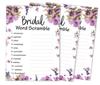 Inkdotpot CardsA  For Bridal Wedding Shower Bachelorette Party Bulk Blank Square Fill In Gift Ideas