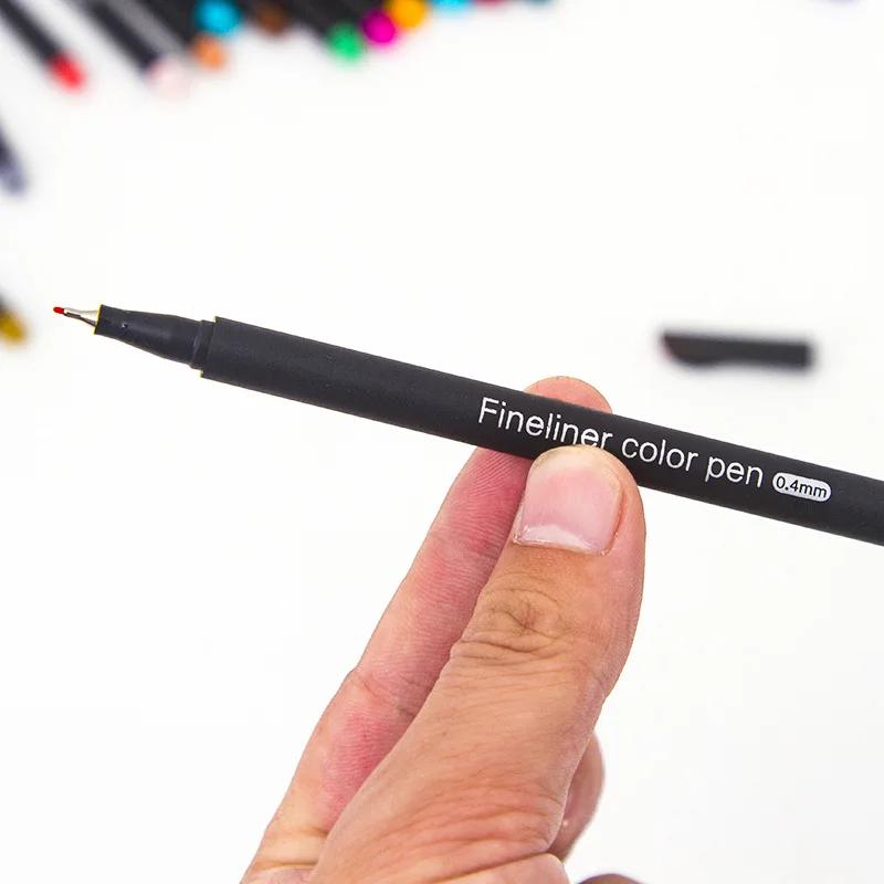0.4mm Fineliner Pen Set – 12/24/36/48/60 Colors – Felt Tip Marker for Drawing, Sketching & Office Supplies