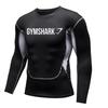 GYMSHARK Men's Quick Dry Long Sleeve Compression Training Shirt