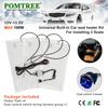 Built-in Car Seat Heater Kit Fit 2 Seats,MAX 100W Carbon Fiber Heating Pads 3 Levels Control Switch System 50℃ High Temperature