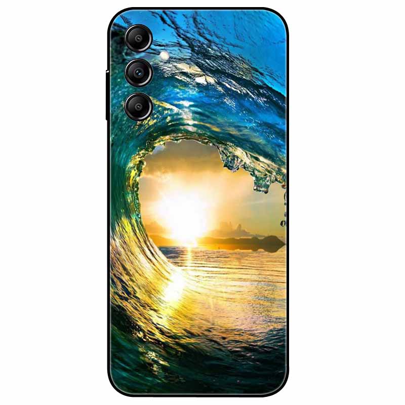Silicone Phone Case For Samsung Galaxy A54 5G A34 A14 A24 Cover TPU Protective Soft Cat Para Funda for SAMSUNG A54 A 54 Fashion