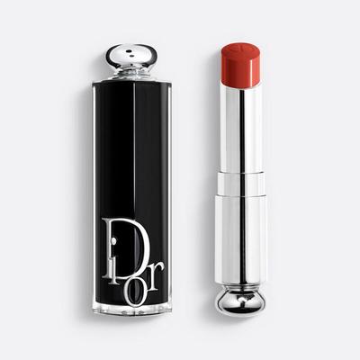 Addict Lacquer Stick 740 Satin Glow Lipstick, High-Shine Orange-Red Long-Wearing Lipstick 3.5g