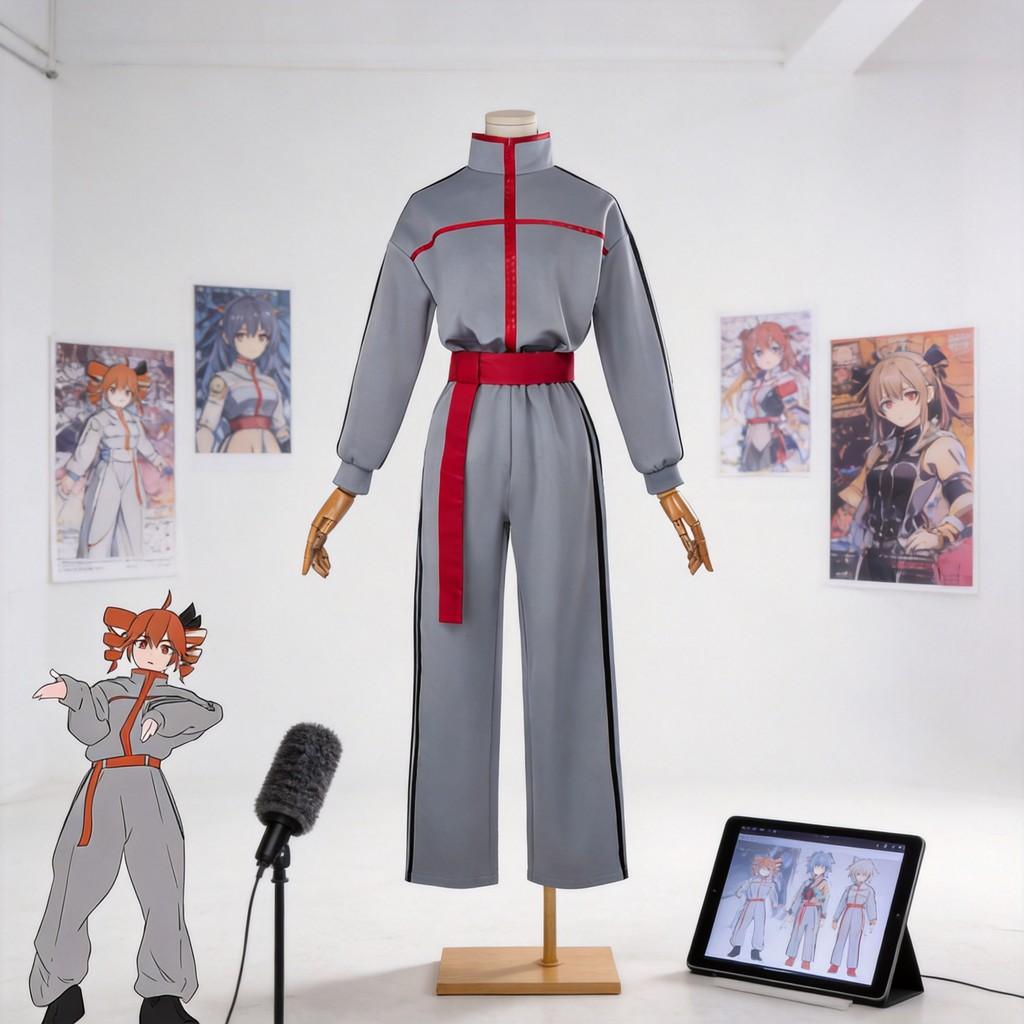 Cosplay kostým Kasane Teto pro anime hraní rolí z polyesterové tkaniny pro cosplay akce