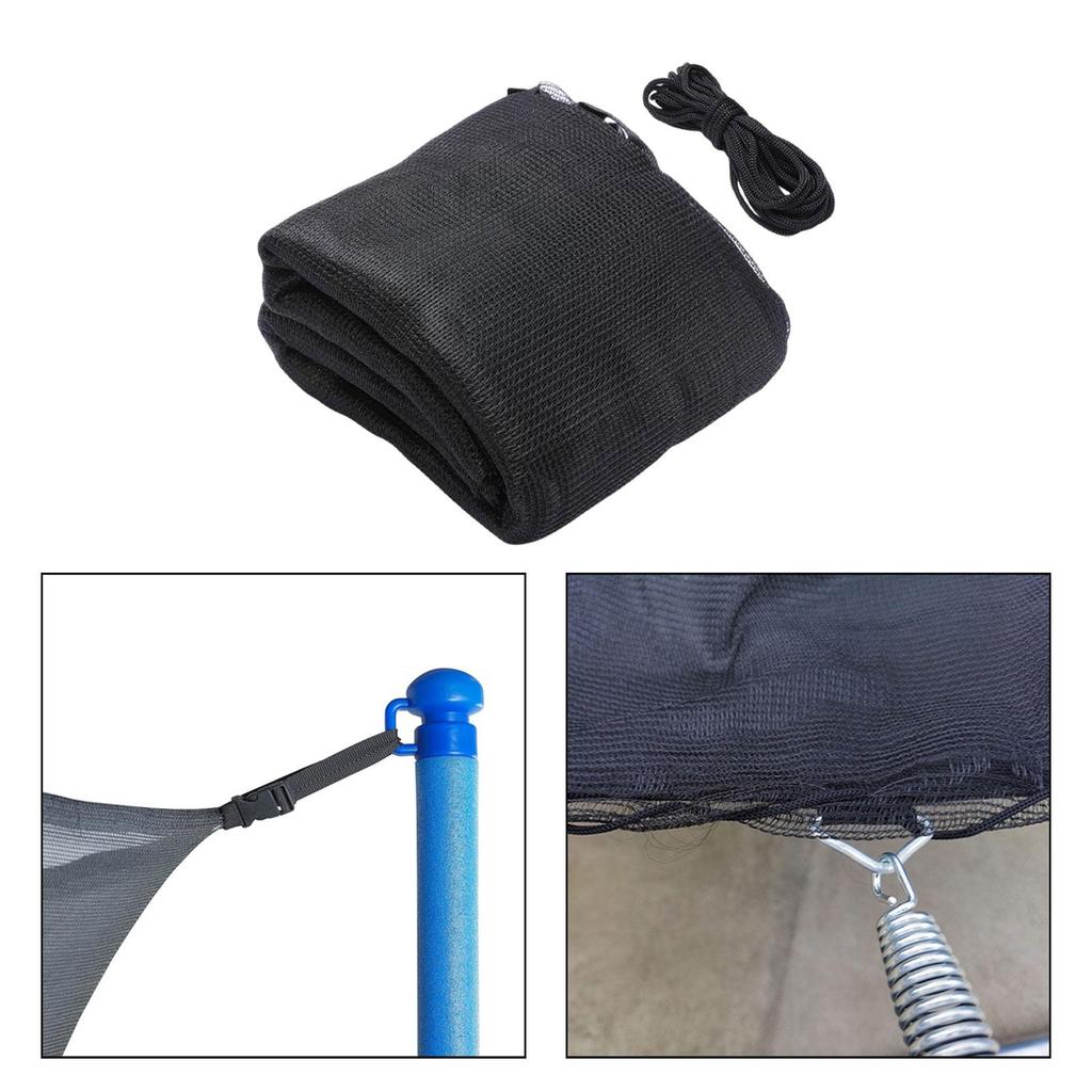 Trampoline Net with Secure Locking Mechanism