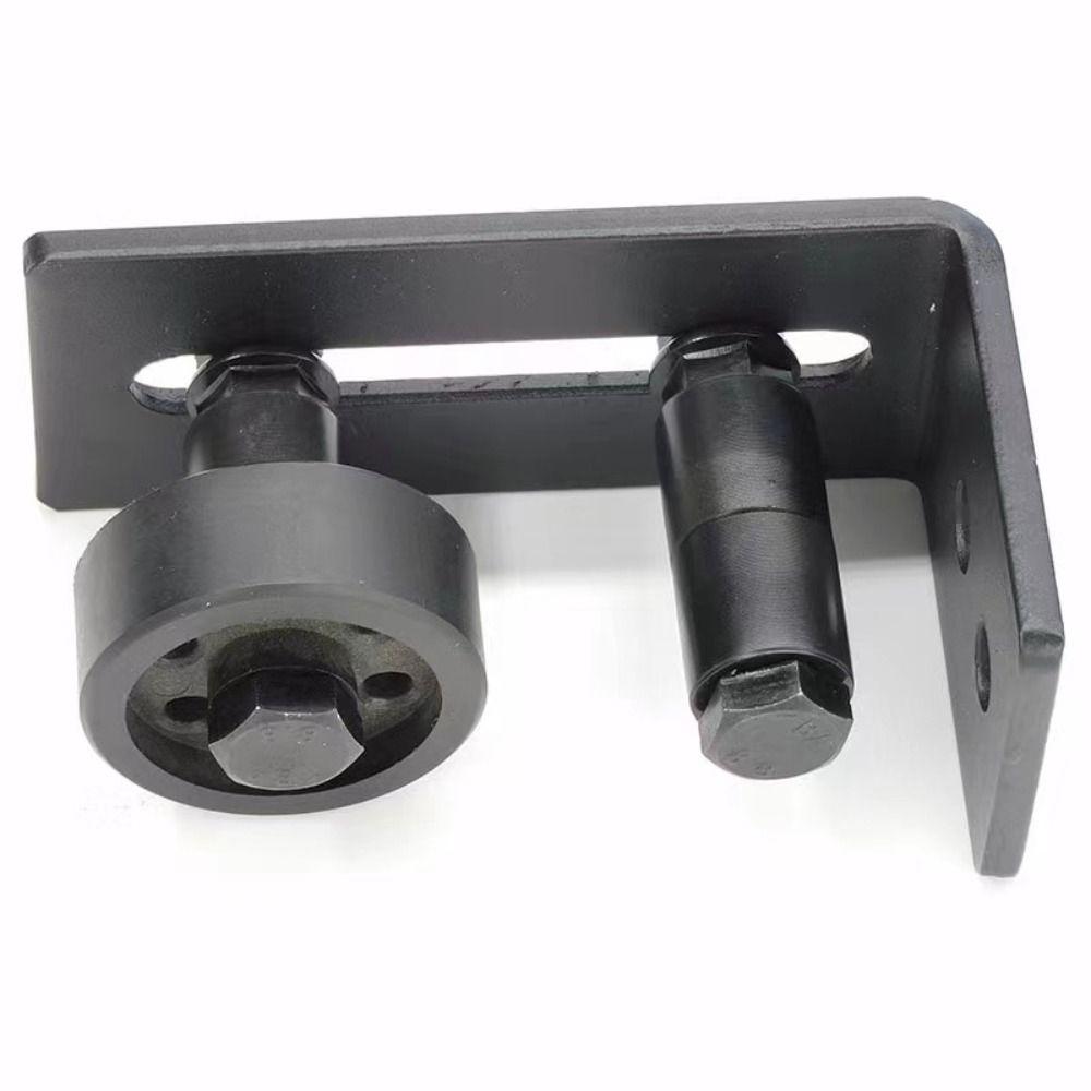 Flat Bottom Barn Door Floor Guide Carbon Steel Sliding Door Hardware Flush Design Window Rollers
