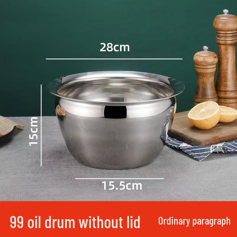 Ruhan Stainless Steel Basin with Lid