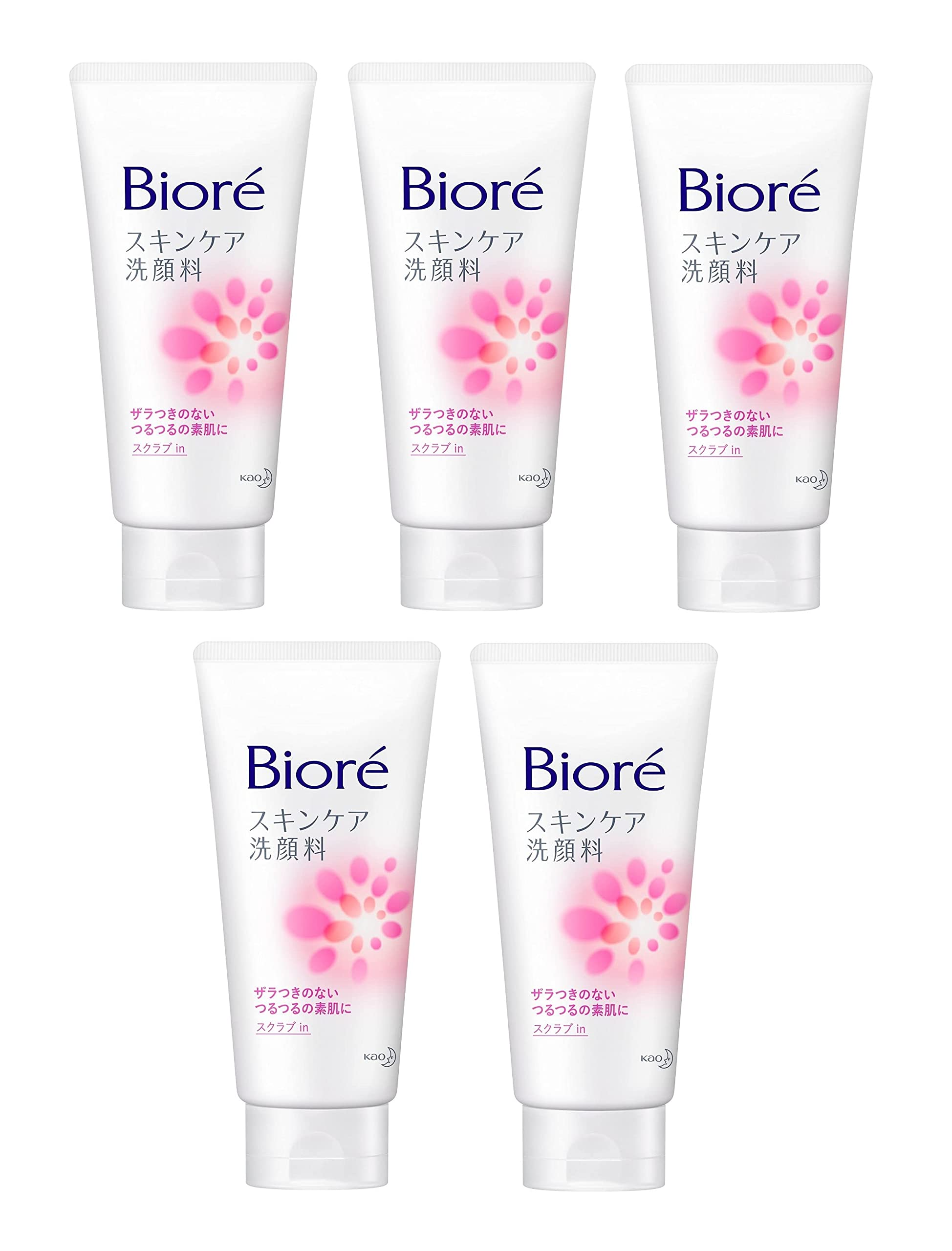 

Скраб для умывания лица Biore Skin Care в наборе из 5 предметов [Kao] (130г)