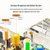 Biaze Cat.6A Shielded RJ45 Pass-Through Connectors
