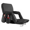 Stadium Seat, 6 Adjustable Angle Bleacher Chair, 73.66mm Cushion Stadium Seat with Back Support and Armrest, Wide Bleacher Chair with Hook Pocket