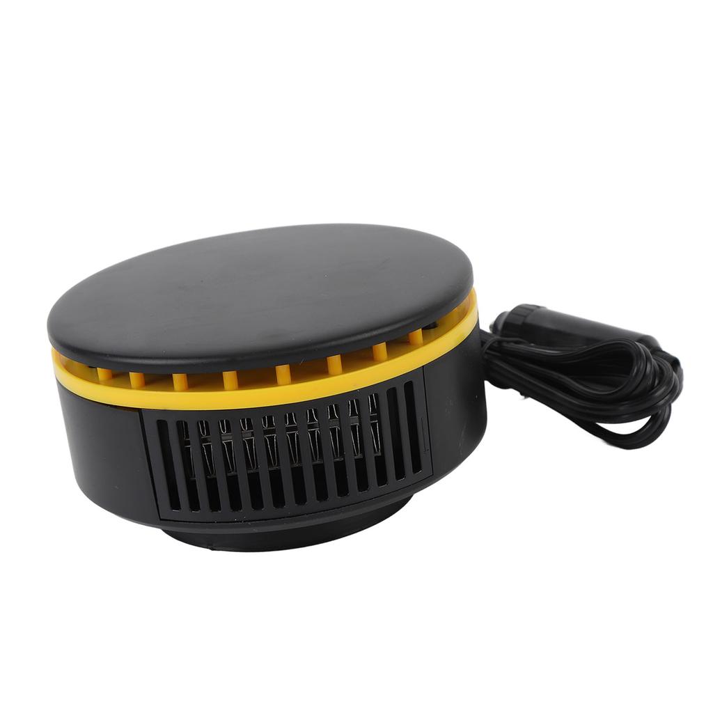Car Heater 12V 360 Degrees Rotatable Easy To Install Windscreen Defroster Defogger for Driving Black
