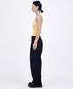 Myuleus Stitch Wool Wide Pants [Navy]