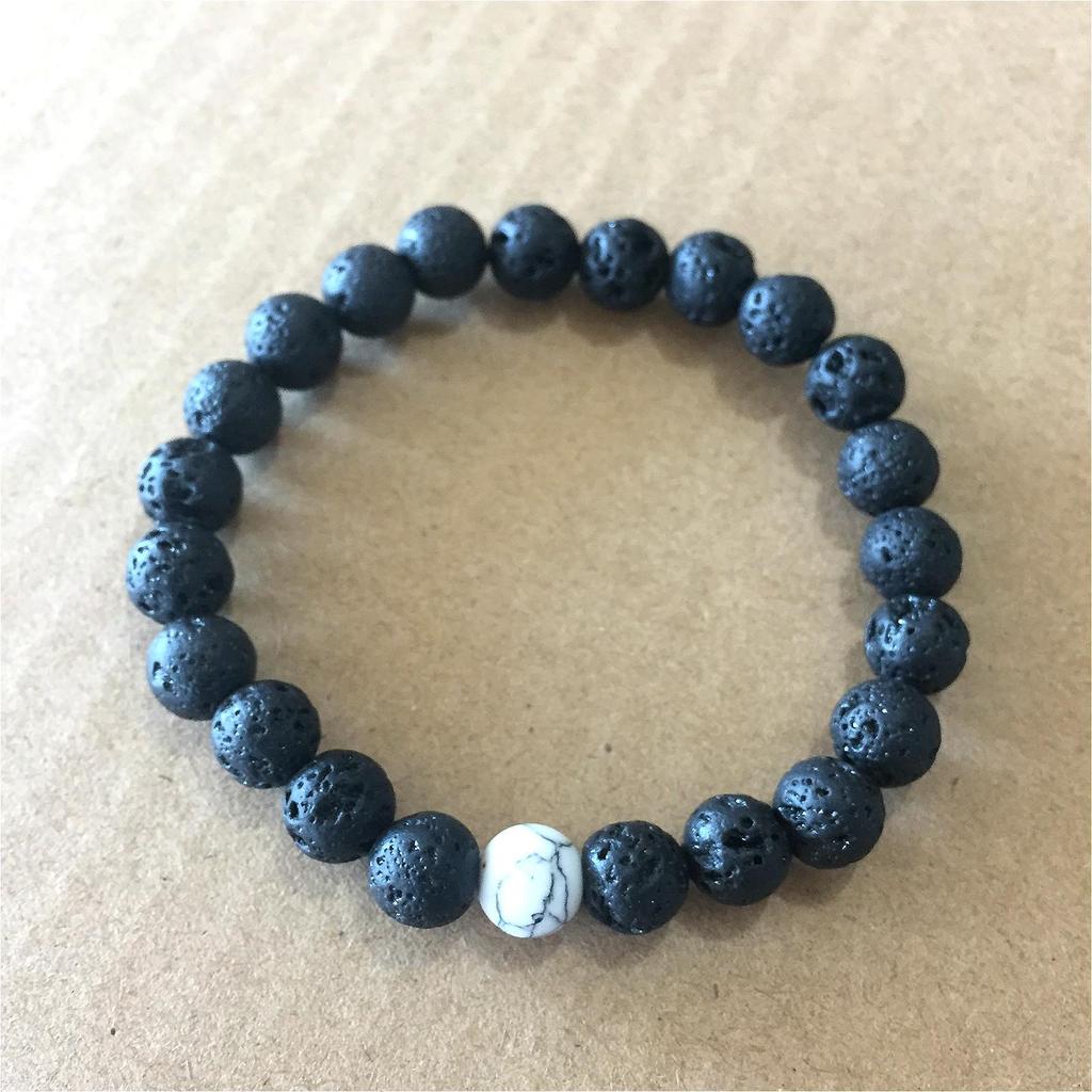 Galaxy Solar System Bracelet: Natural Stone Beads with Eight Planet Charms for Women
