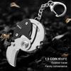 Gifts Mini Keychain With Batch Head Portable Stainless Steel Screwdriver Keychain Multi-purpose Folding Pendant