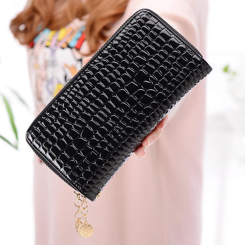 Wallet Double Zipper Women's Large Capacity Long Wallet Change Mobile Handbag