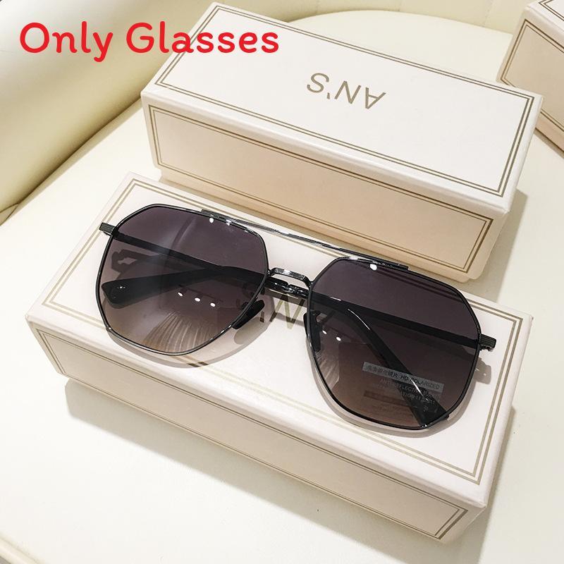 Mens Retro Sun Glasses With Uv380 Protection For Cycling And Driving In Stylish Black Frame