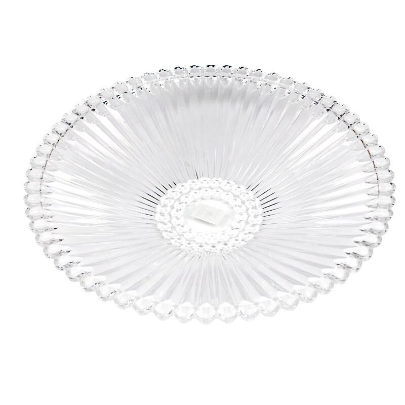 Jingbaodi Gemstone Acrylic Fruit & Snack Plates (Set of 10)