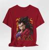 Vegeta SSJ4 Nárůst Síly Unisex Tričko – Odvážné Anime Grafické Tričko pro Fanoušky Saiyanů
