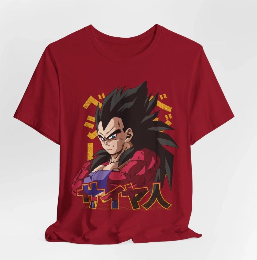 Vegeta SSJ4 Power Surge Unisex Tee – Bold Anime Graphic Shirt for Saiyan Fans XL