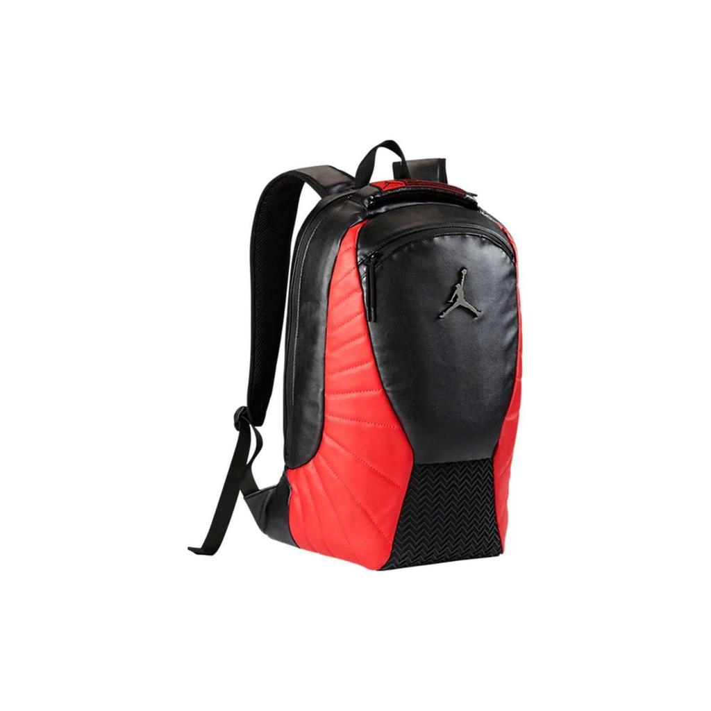 Jordan Aj12 Sports Large Capacity Bred Basketball Backpack Unisex Backpack Black 9A1773-KR5