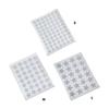 Glitzernde metallische Sternaufkleber Haftende Sternaufkleber Etiketten für Scrapbooking Geschenkpapier Journal Kinder Motivationsaufkleber