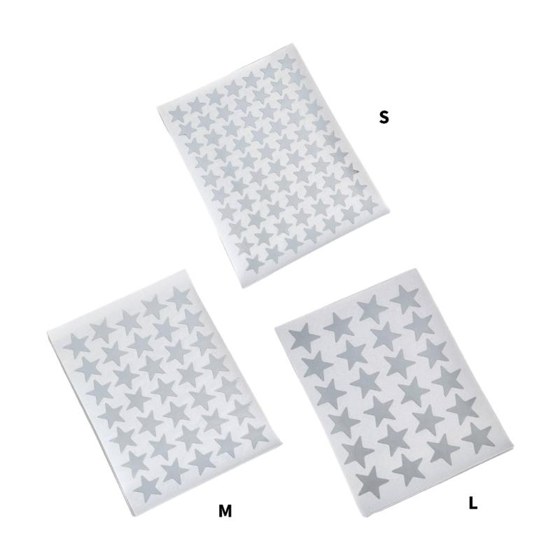 Glitzernde metallische Sternaufkleber Haftende Sternaufkleber Etiketten für Scrapbooking Geschenkpapier Journal Kinder Motivationsaufkleber