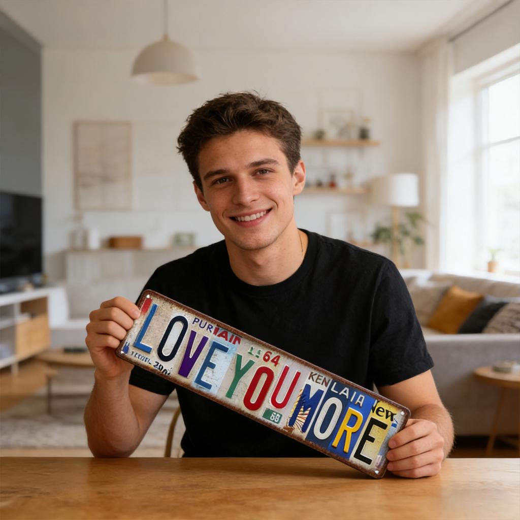 Blechmalerei Bar Bekleidungsgeschäft Heimwanddekoration Blechmalerei