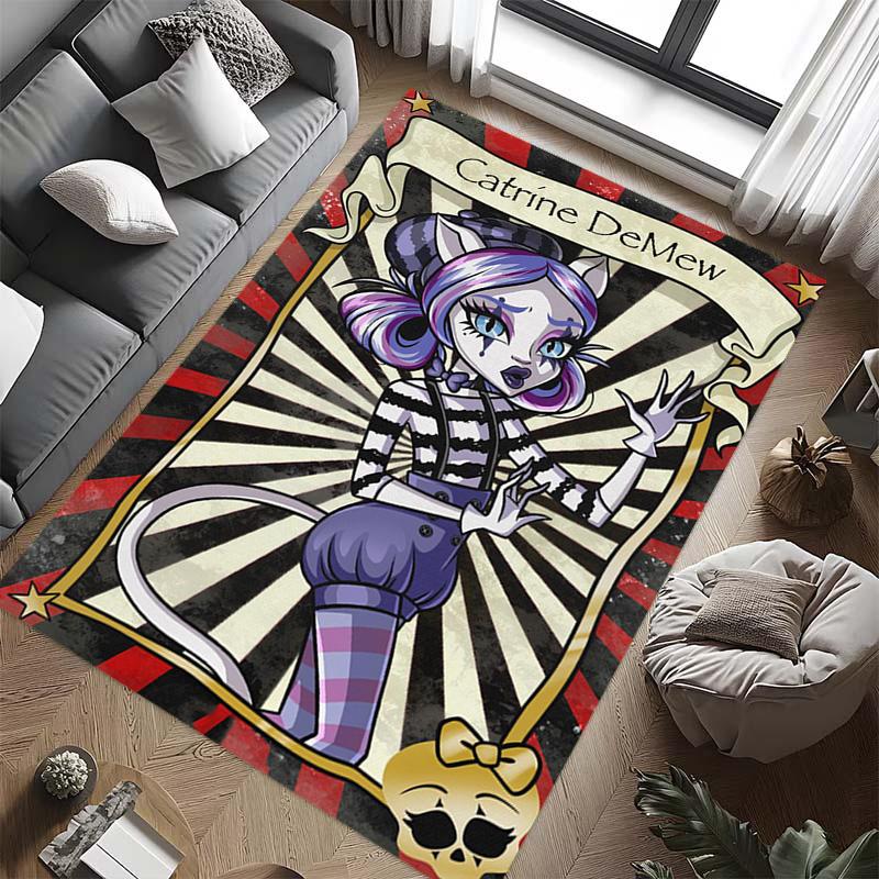 Monster High: Vampire Love Carpet Home Decor Floor Mats Doormat Art Dormitory Decoration