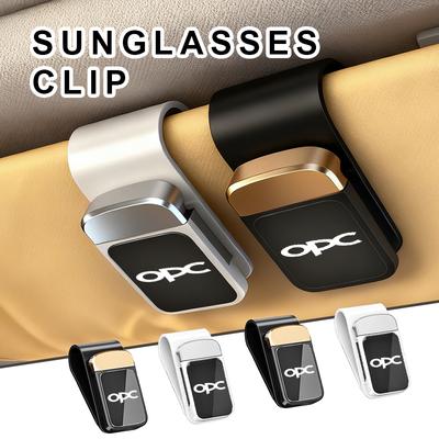 AAAYN1 Car Sun Visor Eyeglass Hanger Stainless Storage Holder Clip For Insignia Corsa Zafira Mokka Grandland MOVANO Ampera