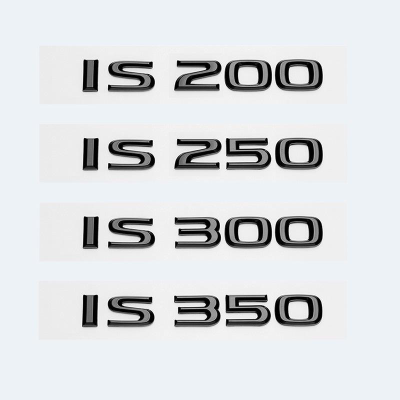 Compatible with Lexus IS Series Rear Logo Lettering Car Sticker