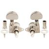 Musiclily Pro R18K L3R3 Locking Gear for Nickel Coating Tuners, 181 Ratio, Half-Moon Button, Acoustic/Electric Guitars,